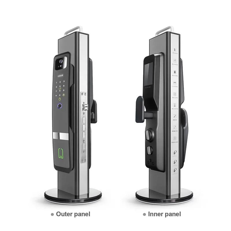 Keyless Entry 3D Face ID Smart Camane Password Serratura di sicurezza Mortasa Serratura senza chiave Cilindri elettronici di sicurezza per serratura con impronte digitali