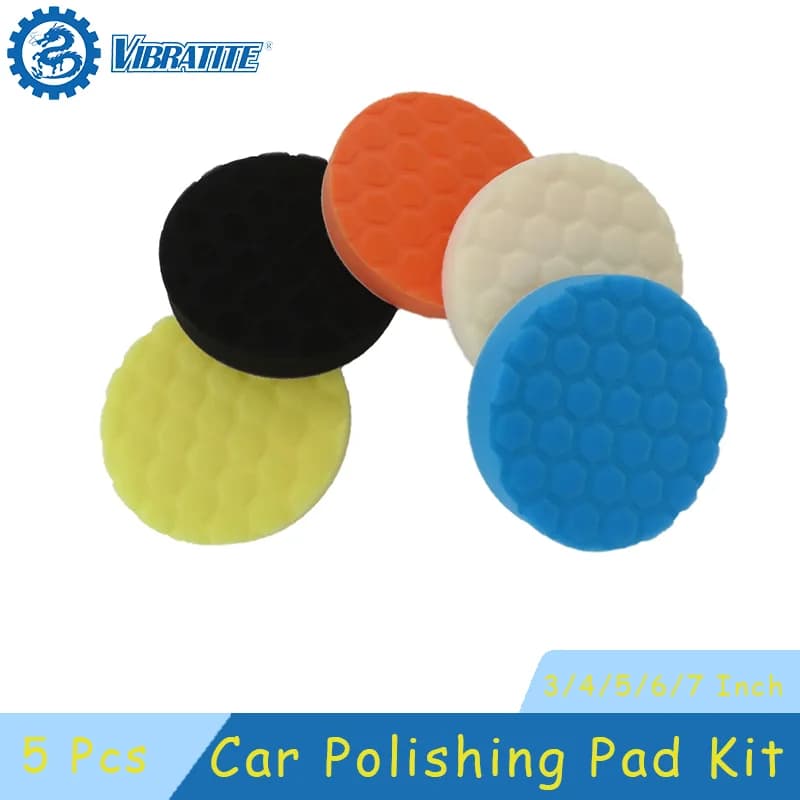 5 pezzi 3/4/5/6/7 pollici composto lucidatura tamponi taglio spugna kit per auto buffer lucidatore compostaggio e ceratura