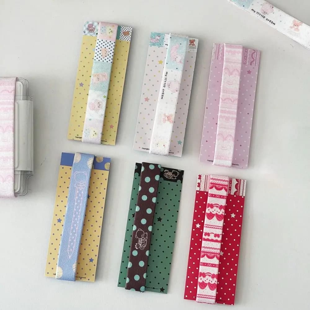 Cinghie per Quaderni con Design a Motivo Bilaterale, Cinghie Elastiche Regolabili con Decorazione a Stella, Accessori Fai-da-Te per Scrapbooking