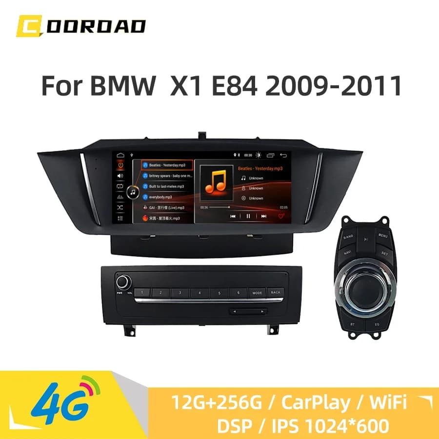 CarPlay Android 14.0 GPS Navigation 4G WiFi Bluetooth DSP RDS Stereo Car Radio For BMW X1 E84 2009-2015 Car Multimedia Player