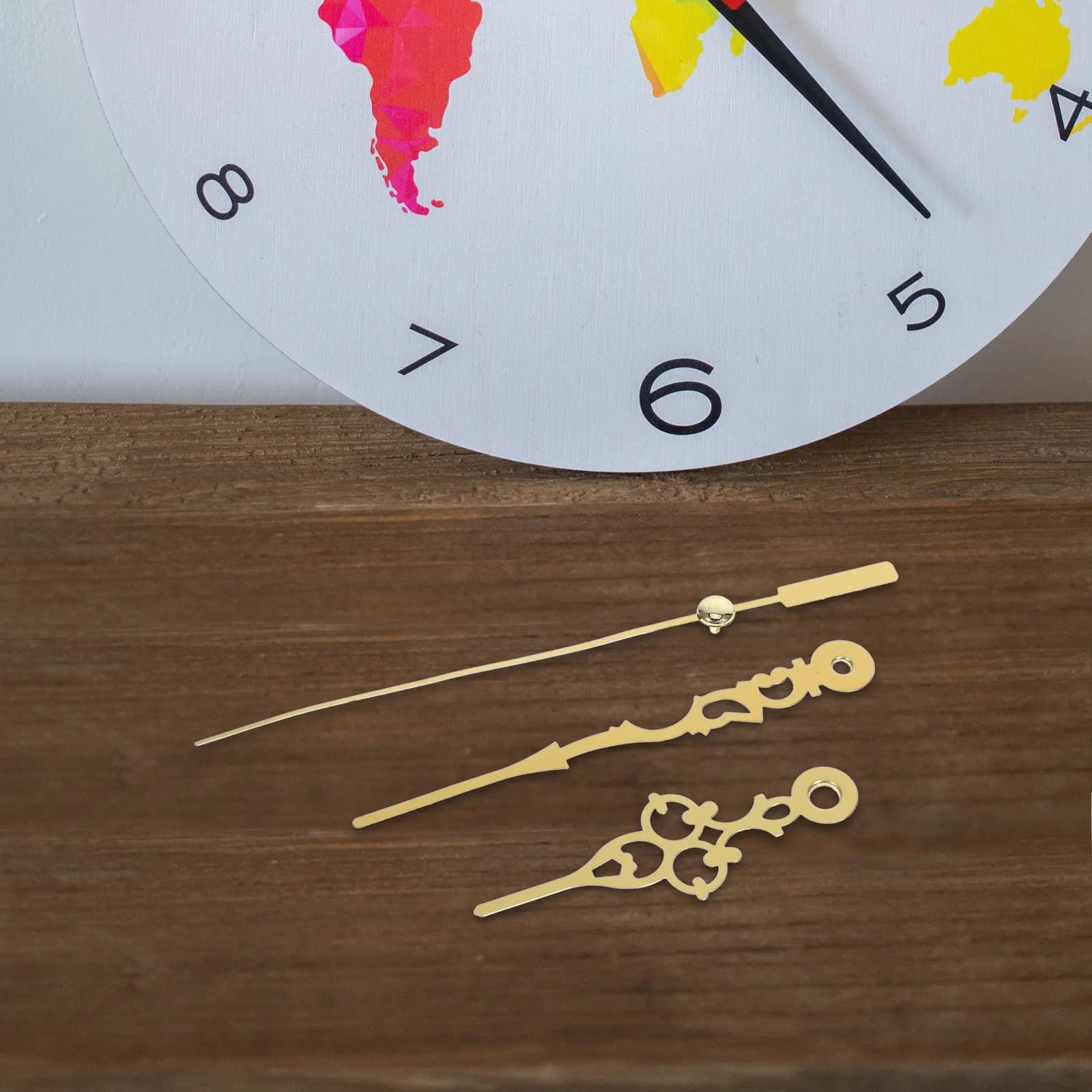 10 sets of metal watch hands, light and robust, spare parts kit for diy watches, to repair wall clocks, home accessories