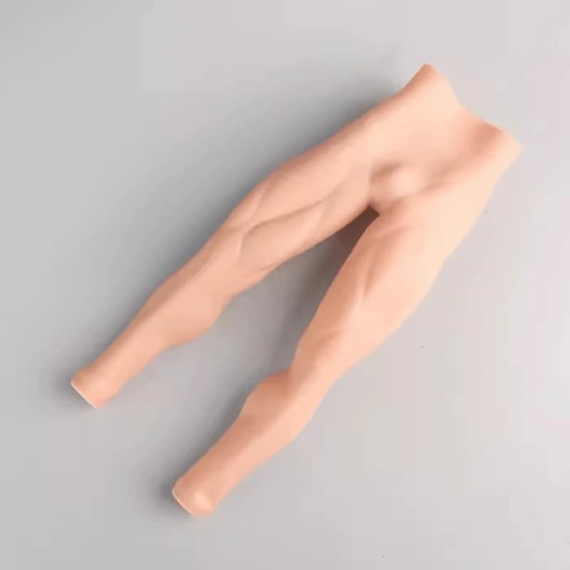 Soldato maschio in scala 1/6 Leggings forti Pila di costruzione muscolare per action figure da 12 pollici Modello Senso della forza del corpo