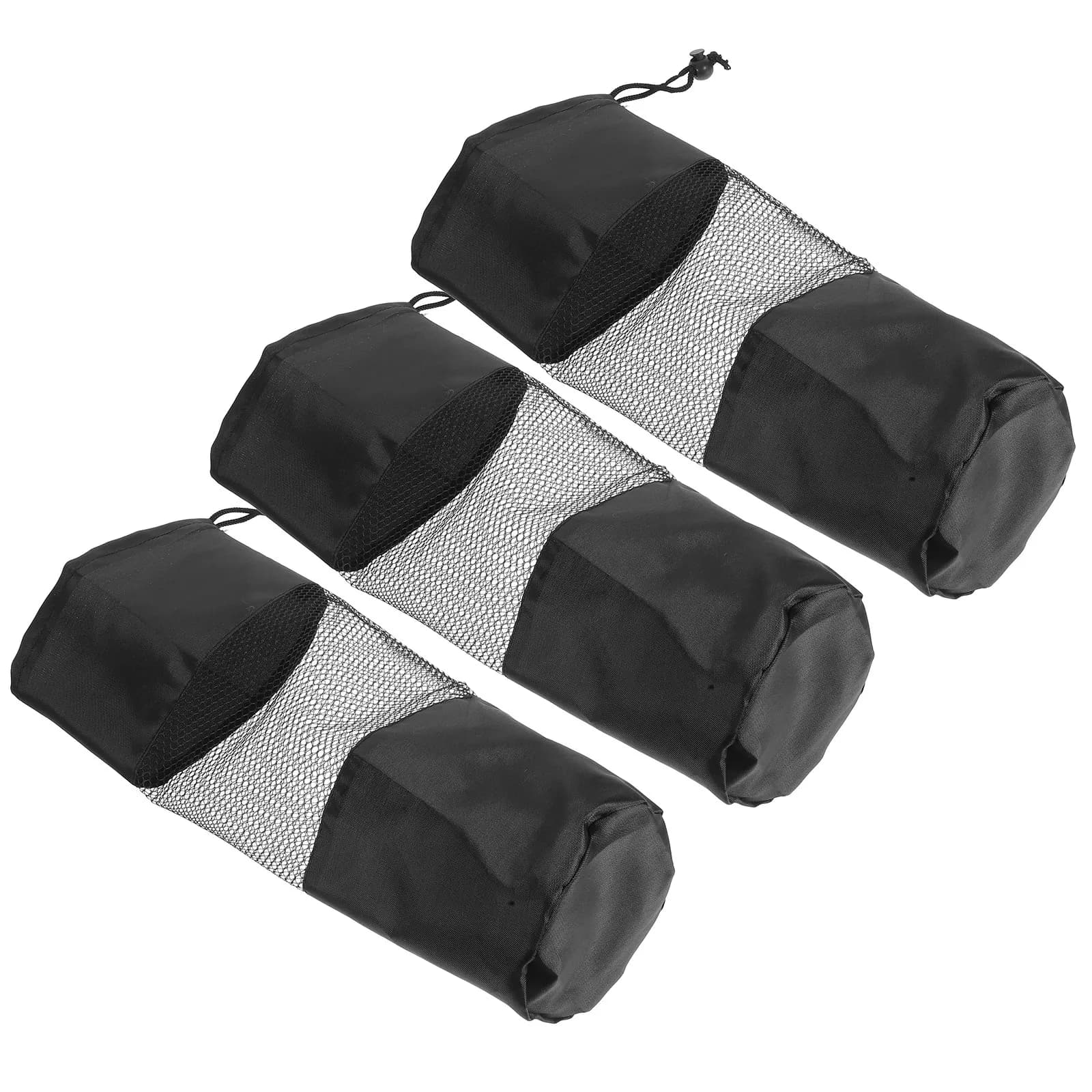 Set of 3 Handbags for Yoga, Portable Sports Bag for Gym Equipment, Boxing Gloves, Thai Pad, Carpet, Travel and Camping