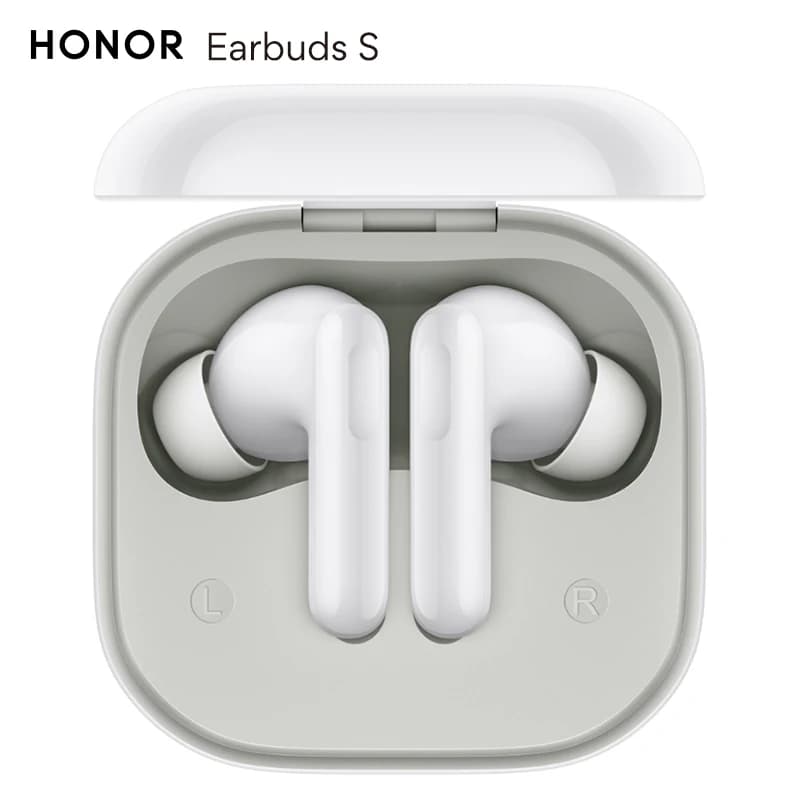 Auricolari originali HONOR S, auricolari TWS wireless Bluetooth 5.3, cuffie con cancellazione attiva del rumore, auricolari dinamici da 12,4 mm
