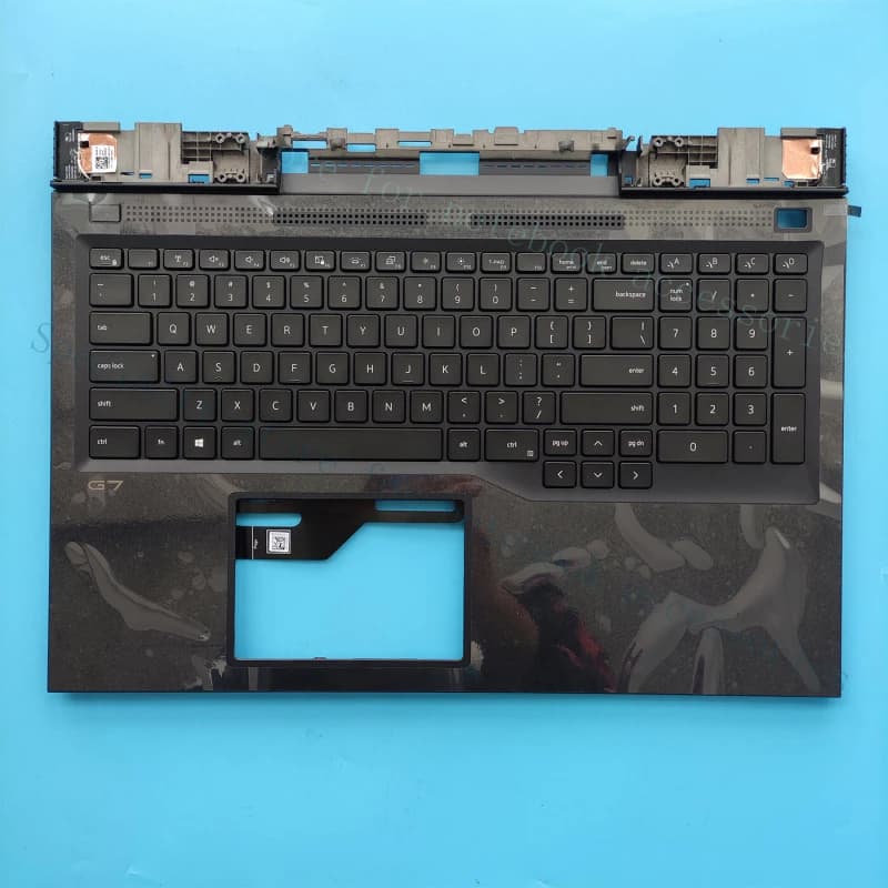 Cover superiore nera A+ con tastiera e antenna Wi-Fi per Dell 17 G7 7700 0RC7PR