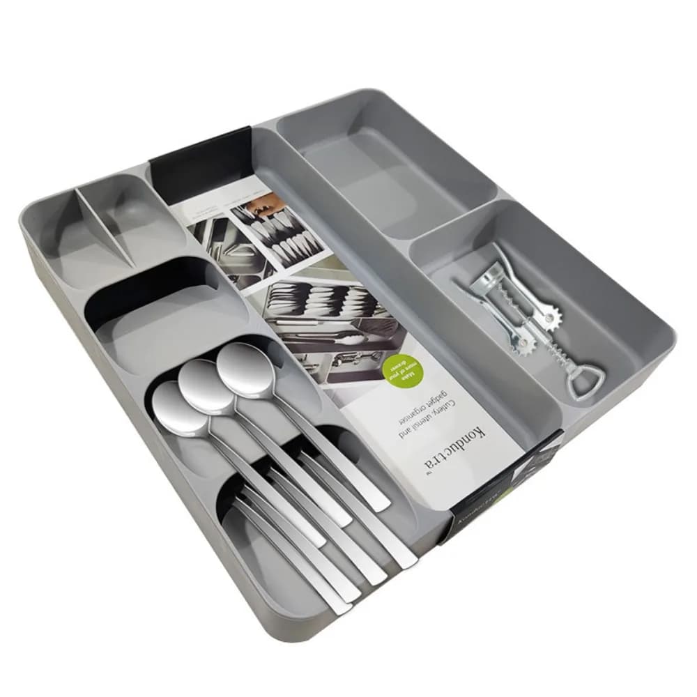Organizer for Kitchen Cutters, Tray for Drawers, Container for Knives, Forks and Knives, Organizer for Kitchen Tools