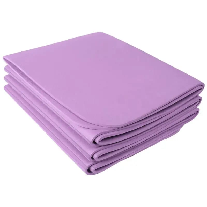 Foldable Yoga Mat Folding Travel Fitness Exercise Mat Double Sided Non-Slip For Yoga Pilates & Floor Workouts-A00E