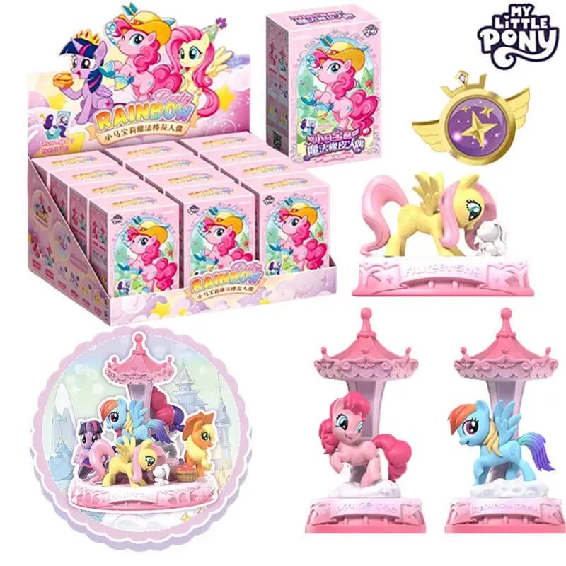 KAYOU My Little Pony Blind Box Wave 3 - La Magia dell'Amicizia - Statuetta in Gomma Anime, Personaggio da Collezione Creativo a Tema Cartone Animato