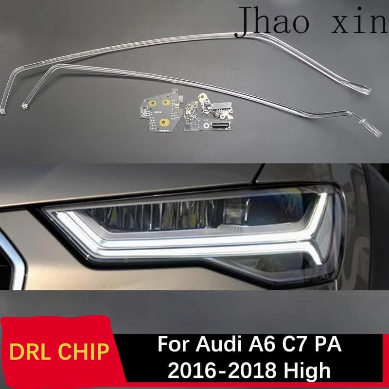 Daytime Running Light Angel Eye Source Chip White Light Ballast for Audi A6 C7 PA 2016-2018 LED Car Headlight DRL CHIP Lamp Tube