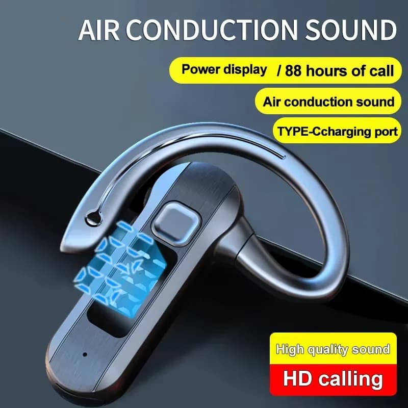 M26 Auricolare wireless Sport Bluetooth 5.2 Cuffia Conduzione ossea Display digitale ad alta potenza Cuffie aziendali con controllo vocale