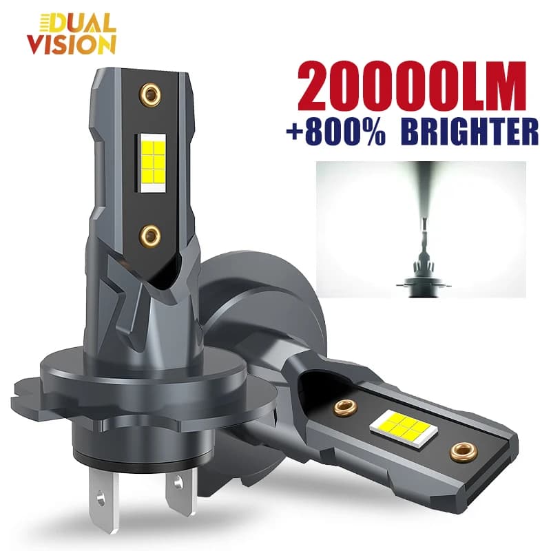 2 Pz 20000LM H7 Kit Faro A LED Mini Lampadine 70 W Super Luminoso 7035 CSP Auto Fendinebbia Canbus H7 Led Turbo Automobile 12 V 6000 K
