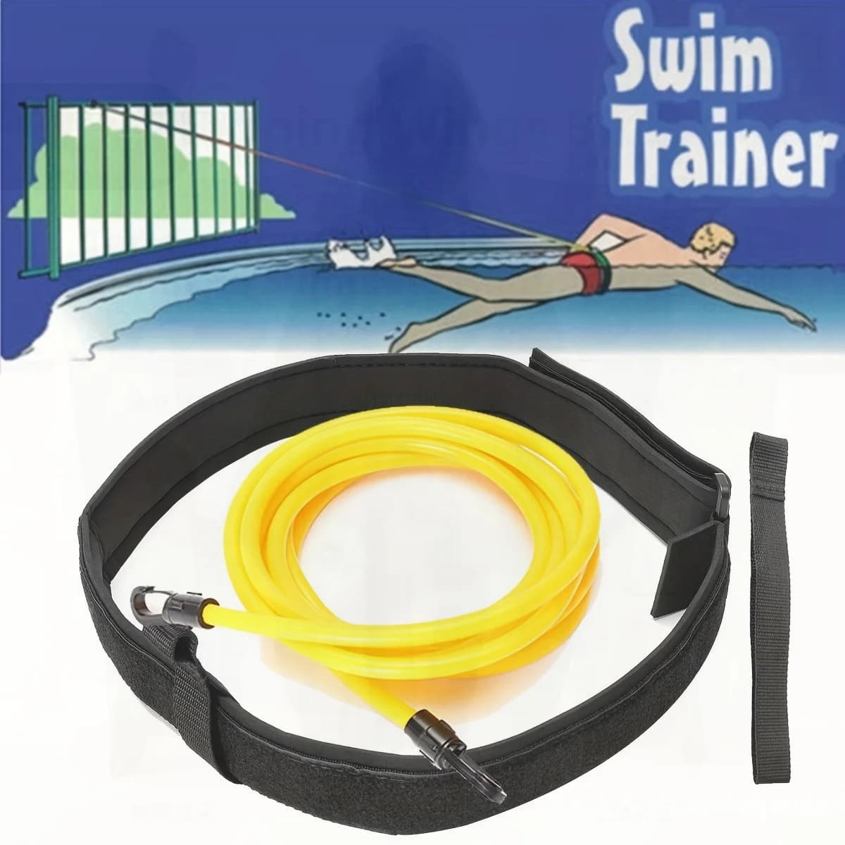 Set of resistance bands for swimming for adults and children Elastic pull rope belt Water sports equipment
