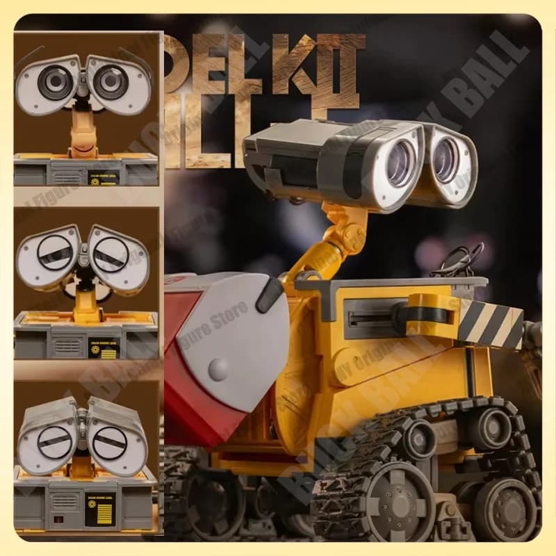 IN STOCK GONG WALL·E Assembly Model Kit 15cm Cute Robot WALL·E Figure Healing Robot Pet Collection Kid Toy Christmas Gift