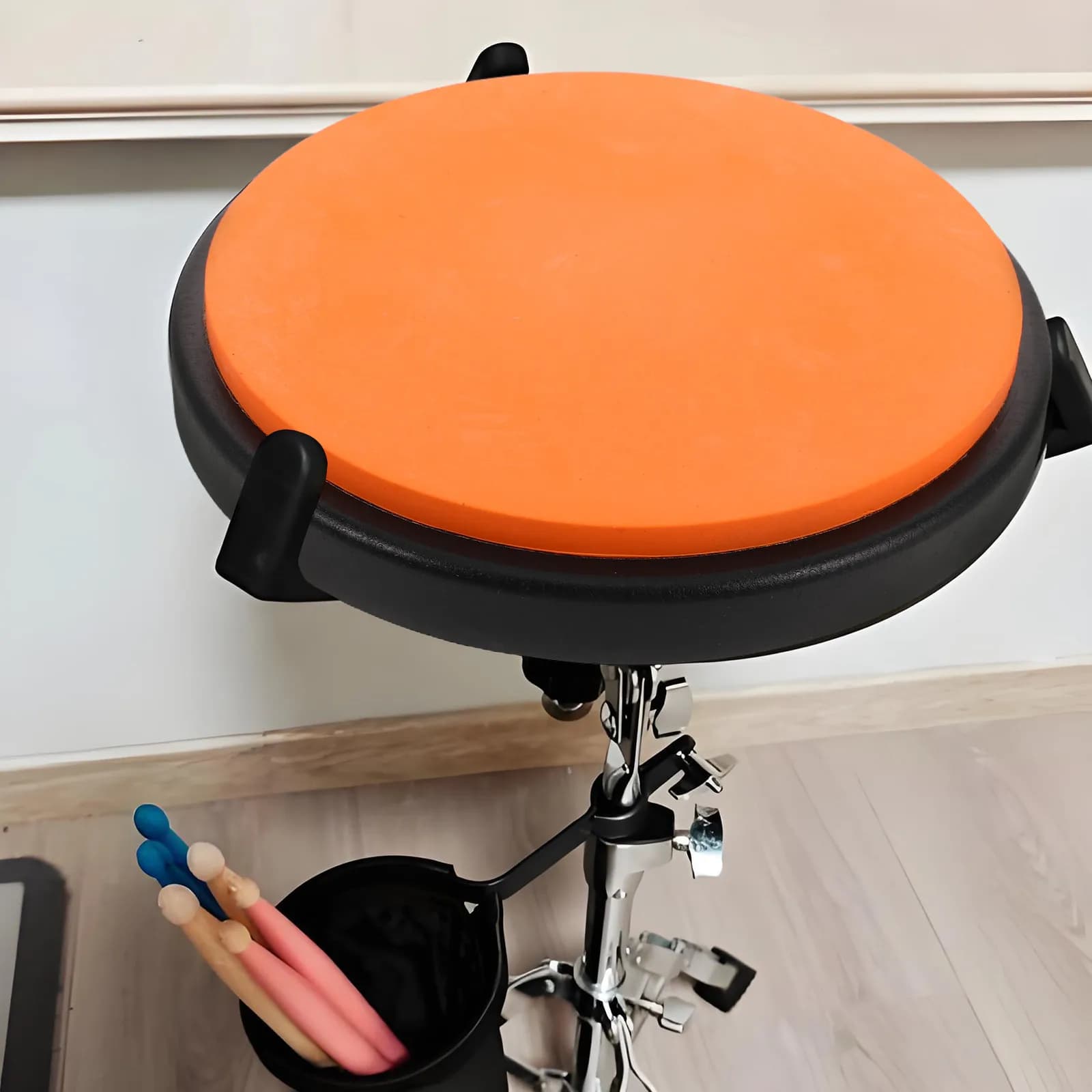 Pad per Pratica Silenziosa dei Tamburi 8 Pollici, Kit Portatile con Borsa per Pratica Silenziosa, Accessori per Batteria