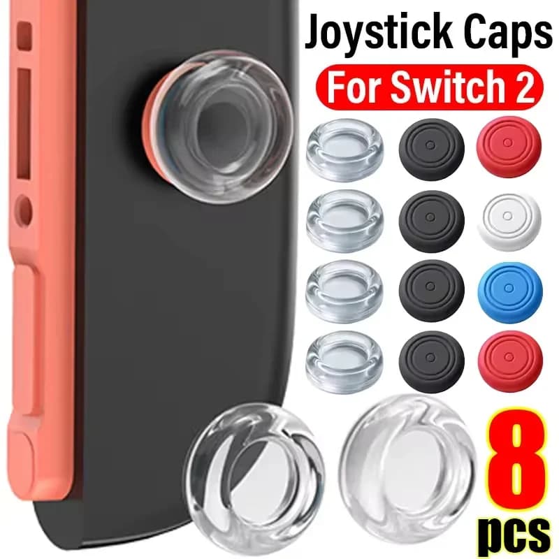 Copri Joystick in Silicone per Nintendo Switch 2 NS2, Protezioni Antiscivolo per Gamepad