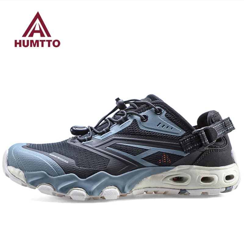 HUMTTO uomo scarpe a monte Outdoor Trekking Wading Aqua Shoe donna Mesh traspirante asciugatura rapida Sneakers da turismo alla caviglia antiscivolo