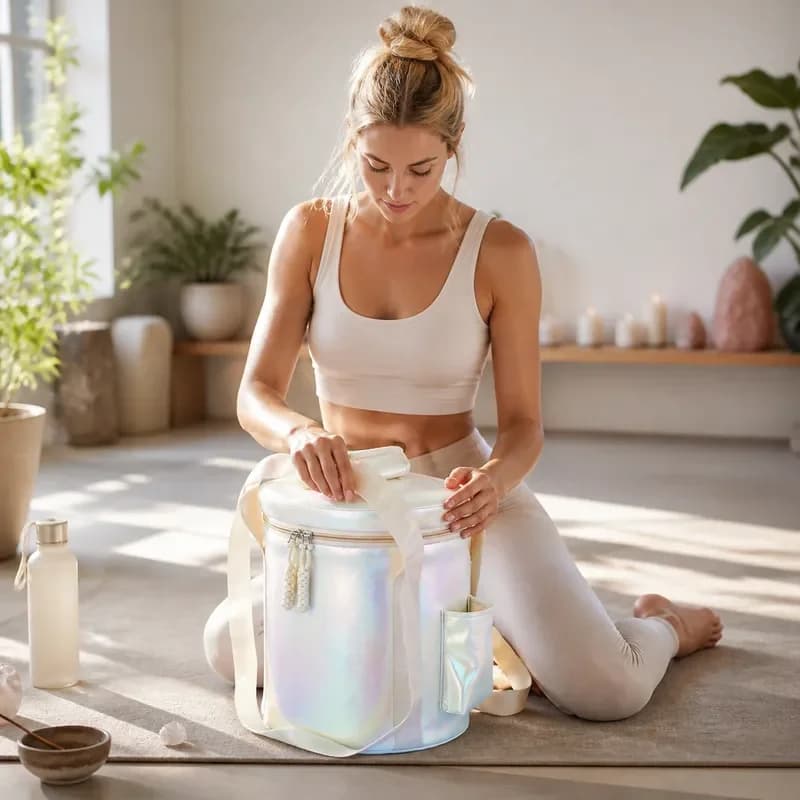 STAR LIN KUP 6-7 Inch Crystal Singing Bowl Bag Protective Case for Sound Bowls Spiritual Instruments Tibetan Healing Chakra