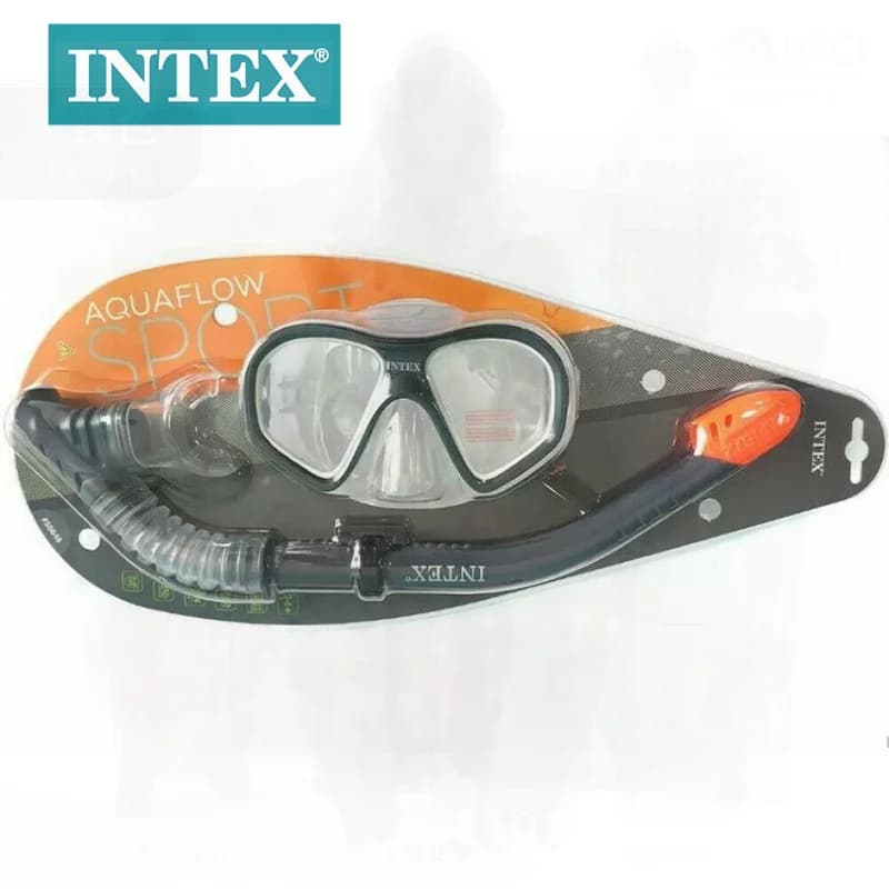 INTEX55648 Reef Knight Series Sub-seaters with breathing tube Adult swimwear Snorkeling equipment with PVC lenses