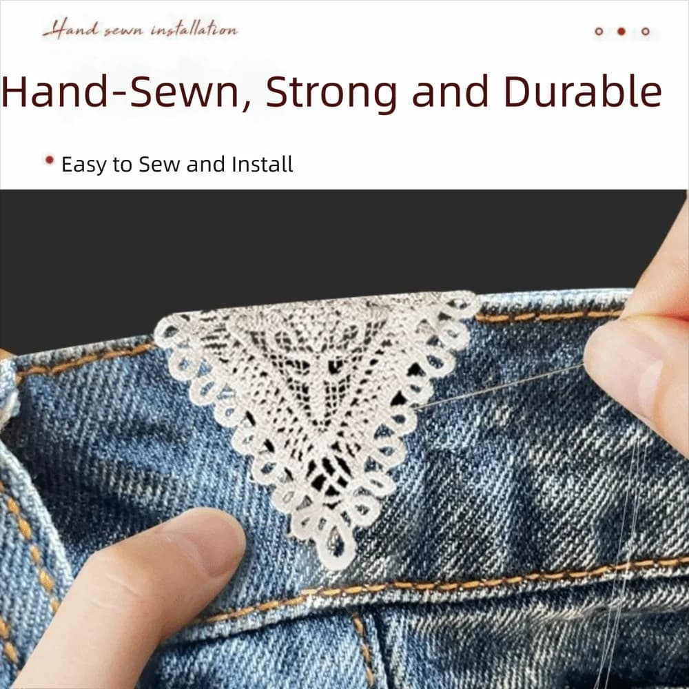 New Cotton Jeans Waist Expander Maternity Hollow Lacework Waist Expanders Adjustment Waist Band for Jeans Pants Trousers