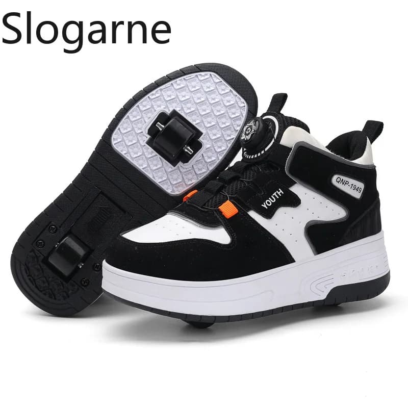 Women's Rotelle Skating Shoes 2026, Sport Shoes with Wheels for Students, Running Shoes for Boys, Kids Line Shoes, Deformable Shoes