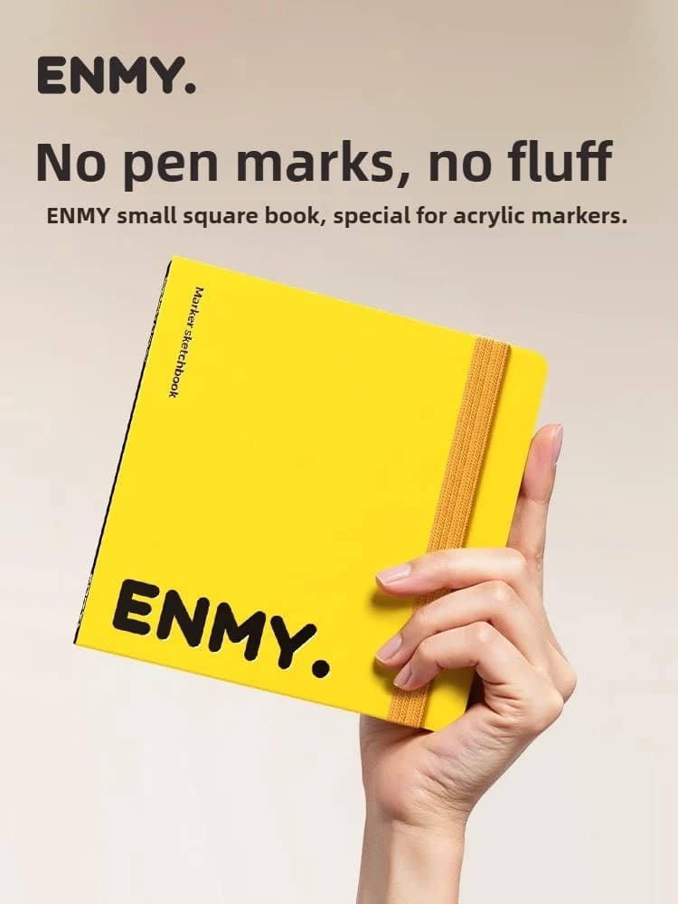 ENMY 300g/ ㎡ Pennarello acrilico Quaderni da disegno Carta senza spurgo Carta artistica Carta da acquerello in fibra di cotone per materiale scolastico per ufficio