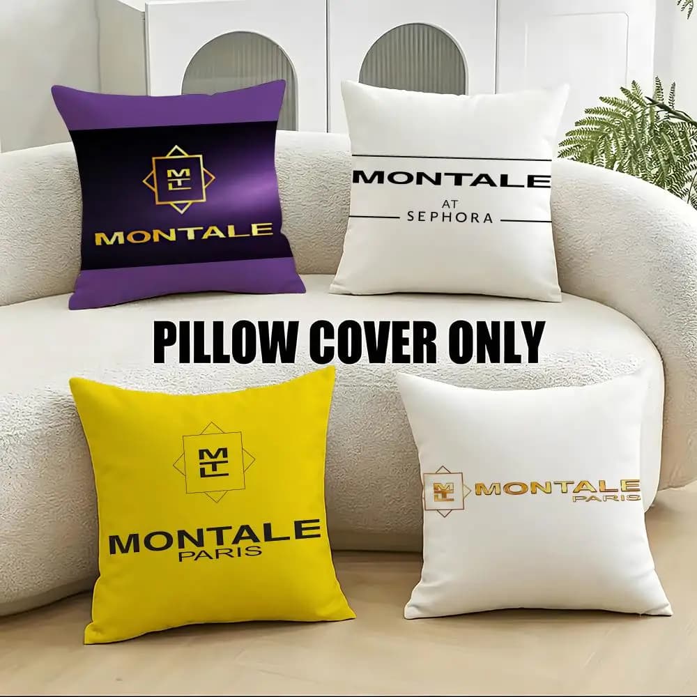 Set di 4 Copricuscini Morbidi in Peluche Rich M-MontaleS, 40x40 45x45, per Divano e Camera da Letto