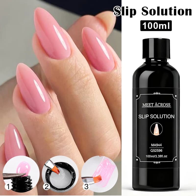 Soluzione antiscivolo liquida per unghie da 100 ml per unghie Estensioni acriliche per unghie impeccabili Gel UV Smalto per unghie Strumenti di progettazione per manicure per unghie