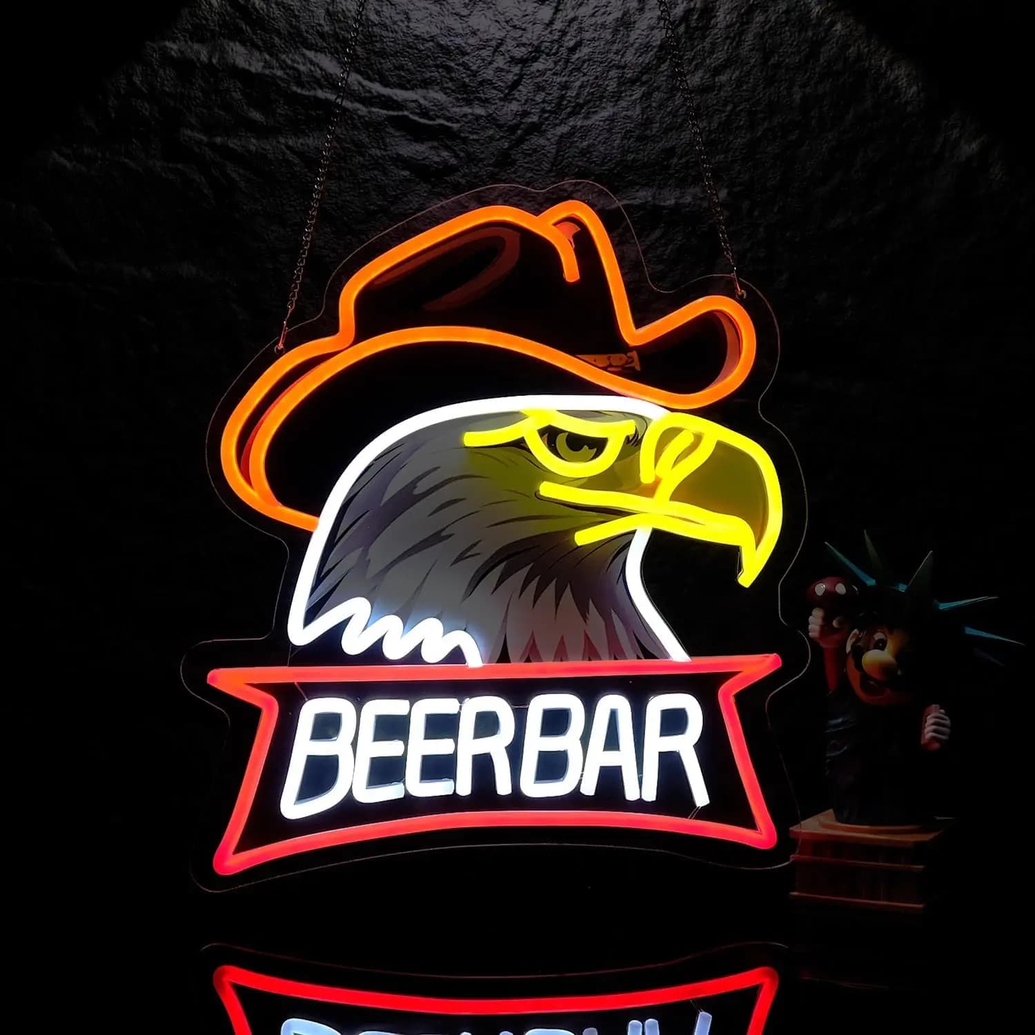 Insegna al Neon per Bar, Luce Artistica da Parete USB, Illuminazione LED al Neon per Cocktail, Decorazione per Bar, Club, Camera da Letto, Regalo Personalizzato