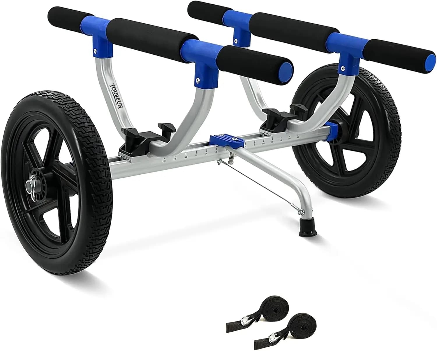 Carrello per Kayak con Ruote Antiforatura, Trolley per Paddle Board, Carrello per Canoa, Porta SUP per un Trasporto Facile