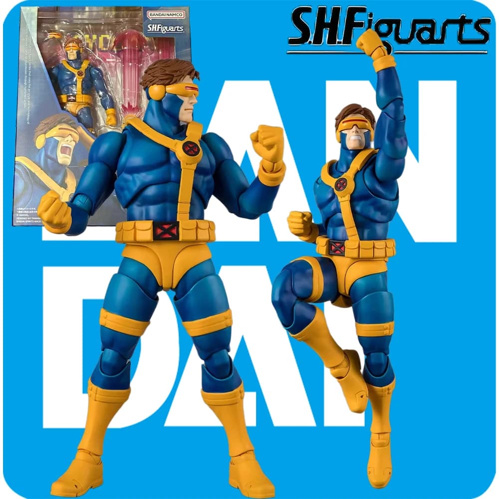 100% autentico Disponibile autentico Bandai SHFiguarts Marvel Cyclops (versione del gioco) Action Figure Collection Model Toy