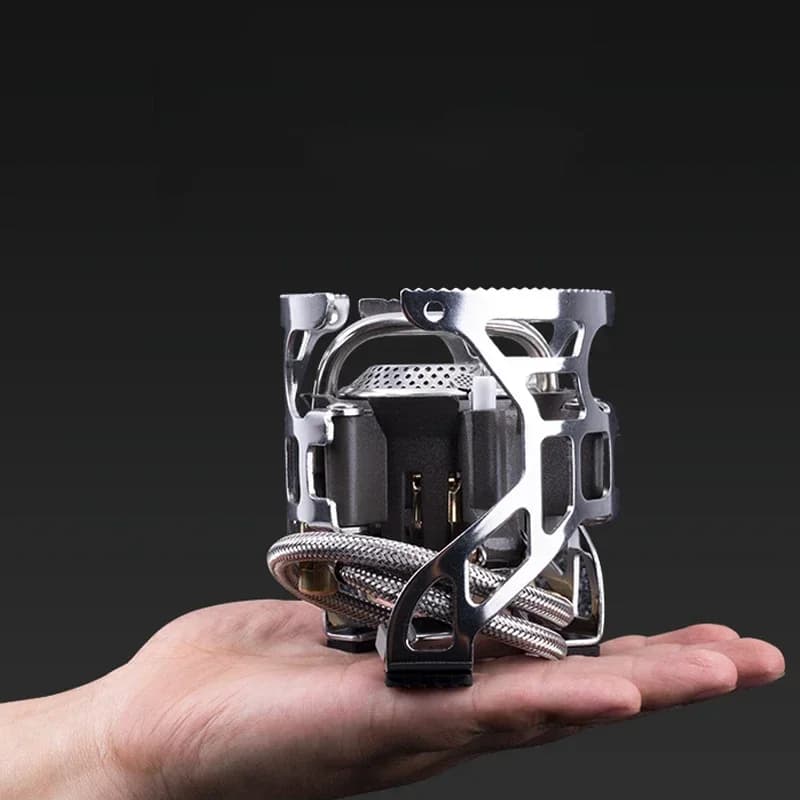 Bulin T4A Camping Stove with Split Burn Design Outdoor Folding Gas Stove for Backpacking, Hiking, Picnic, and Survival