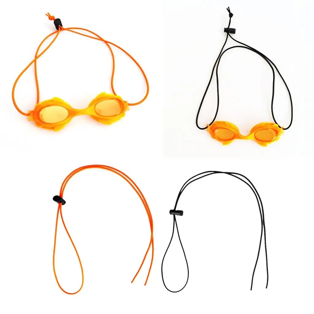 Cinturino Elastico di Ricambio per Occhialini da Nuoto e Maschera Subacquea, Fascia Regolabile in Gomma, Accessorio per Subacquei