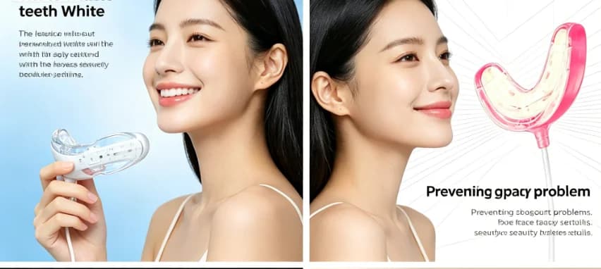 Terapia Laser Professionale 650nm per Malattie Parodontali - Trattamento Gengivite e Periodontite a Doppia Lunghezza d'Onda, Ricaricabile