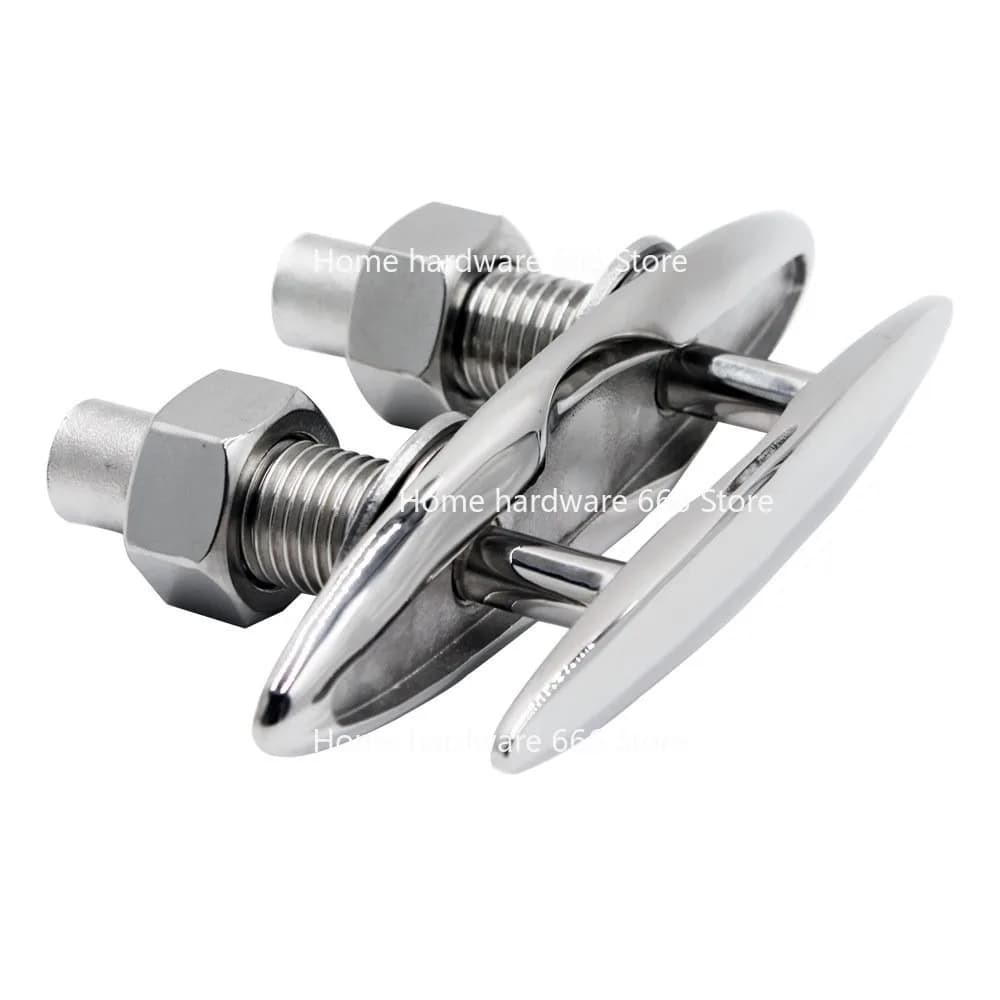 Accessori per Tende da Sole in Acciaio Inox a Doppio Strato, Bullone di Trazione Invisibile da 5 Pollici, Guida per Cavo, Accessori Hardware per Yacht e Imbarcazioni