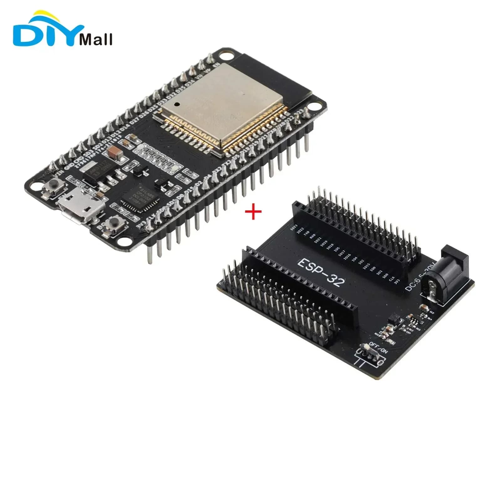 ESP32-32 18 Pin Development Card, ESP32 Devekit V1 WiFi+BT BLE Combo, Dual-core Development Module for Arduino