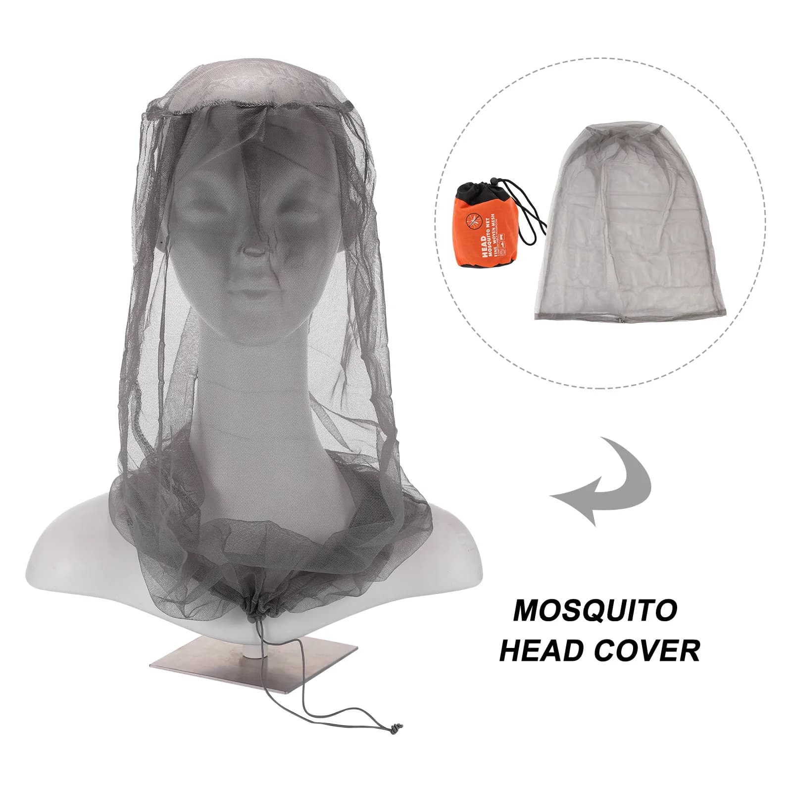 Beekeeping Hat Bee Net Veil Sturdy Full Face Neck Cover Outdoor Protective Head Cover Mesh Net Cap for Outdoor Hunting Fishing