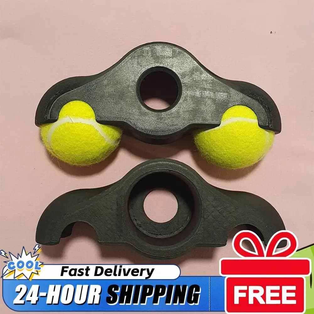Indoor Cycling Pedals Adapters with Shock Absorber, Smart Training Bike Bearings, Tennis Ball Supports