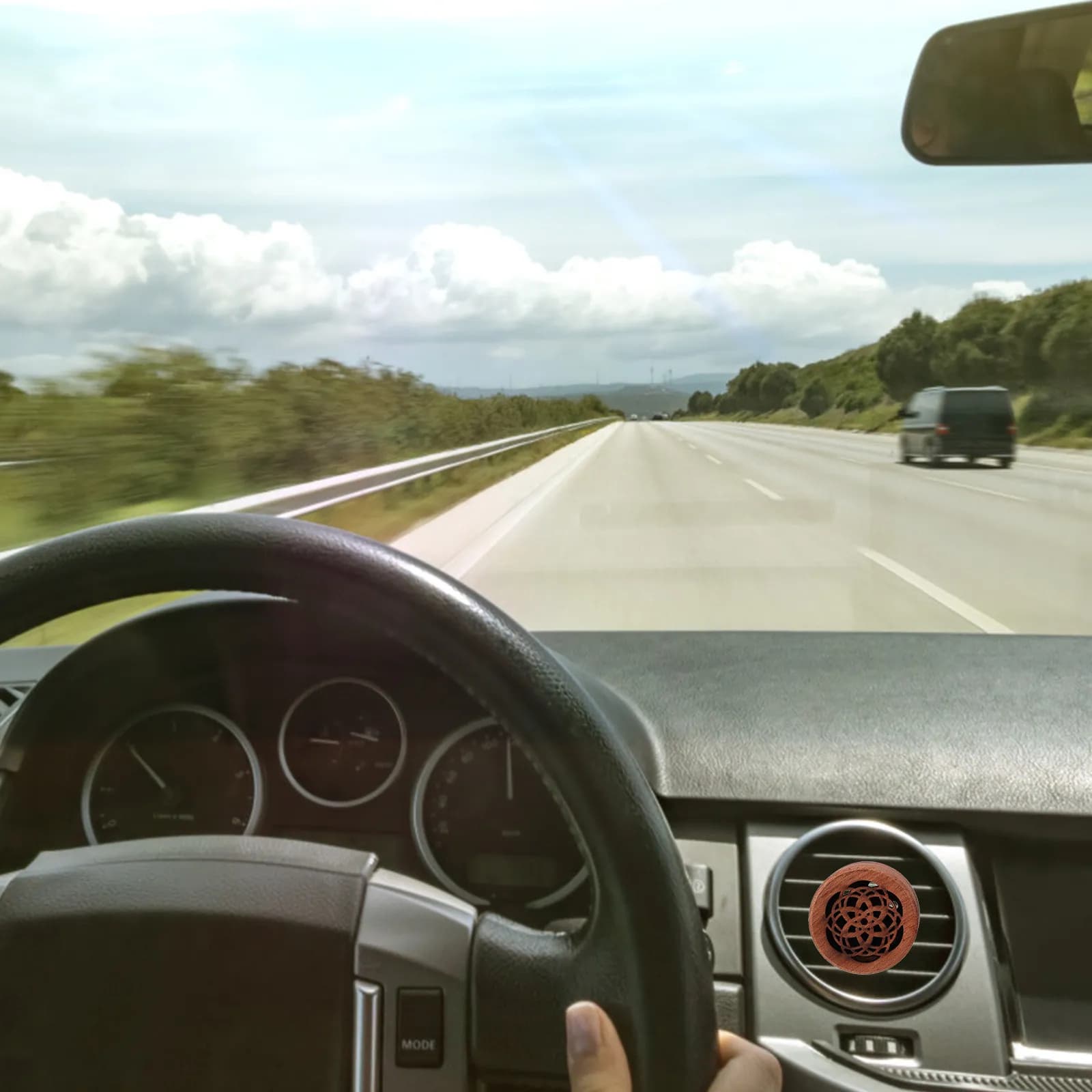 Diffusore di Aromi in Legno per Auto, Clip Decorativa per Profumo e Oli Essenziali