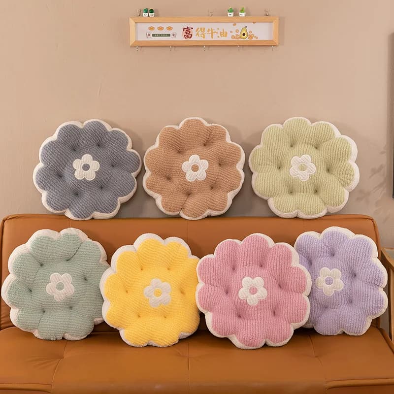New pillow thickened soft and comfortable suitable for living room sofa bedroom office chair cushion in plush back decoration