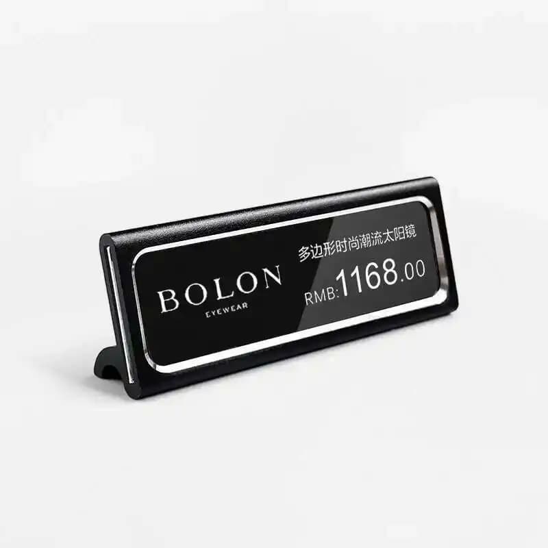 59x17mm Metal Sign Holder Stand Bread Store Price Label Tag Card Holder Advertising Display Stand Mini Price Paper Card Holder