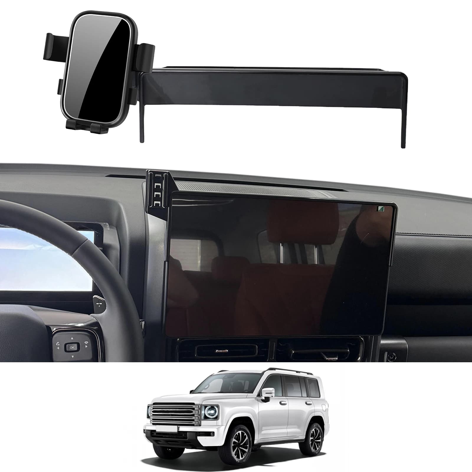 Supporto per telefono cellulare per auto per HAVAL H9 2024 2025 Staffa GPS Supporto di navigazione Accessori auto