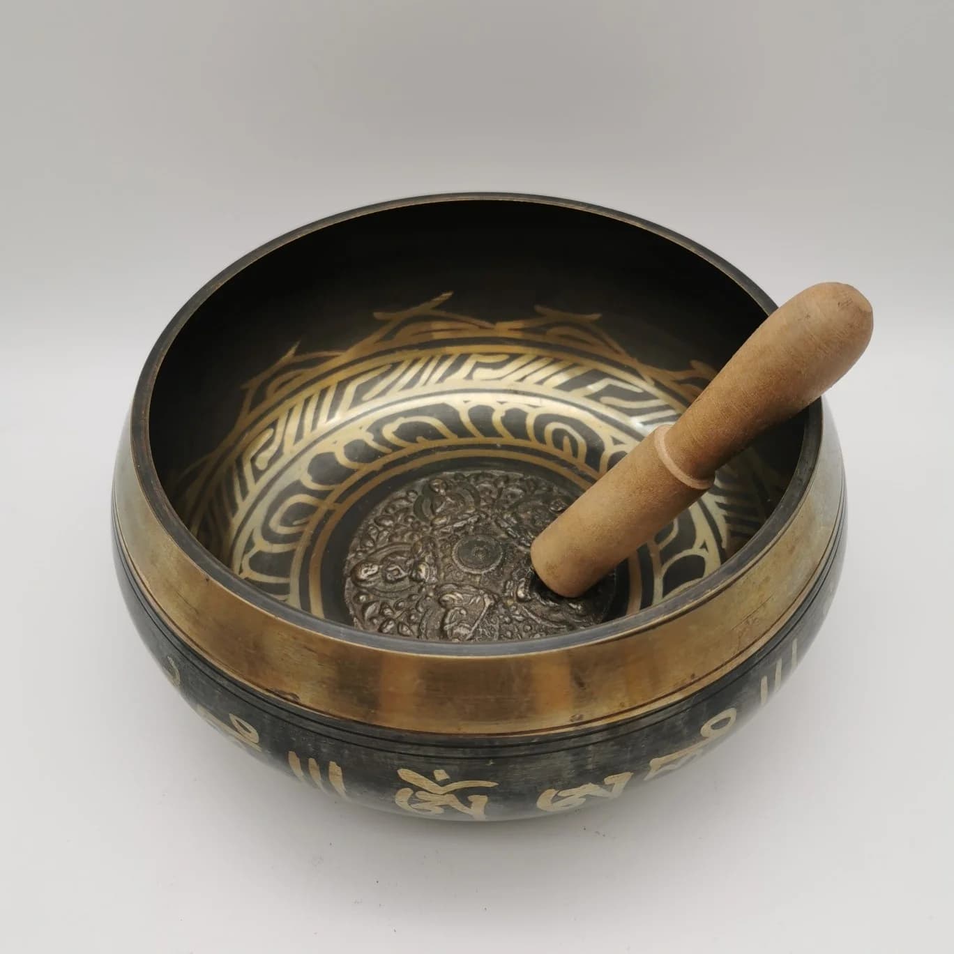 Tibetan Bowl Sing Bowl Nepalese Buddhist Tibetan Chanting Yoga Meditation Bowl Buddhist Sound Therapy Bowl Copper Religion Carft
