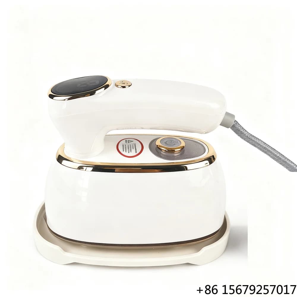 Mini Travel Iron Electric 1200W Fast Heating Ceramic Soleplate 220ml Water Tank Clothes Steamer 1.6m Cord 1 Year Warranty