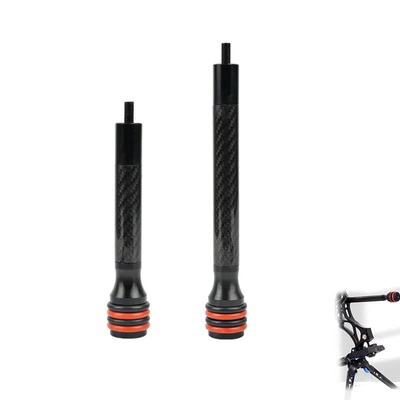 Stabilizzatore per Arco da 6/8 Pollici in Fibra di Carbonio, Barra di Bilanciamento per Arco Compound/Recurve, Accessori per Caccia e Tiro