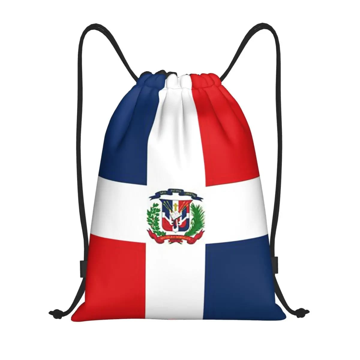 Zaini con bandiera della Repubblica Dominicana, borse casual con coulisse, borse sportive, borse per libri, per viaggi e scuola