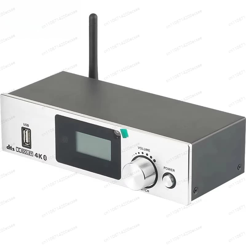 Decoder audio 5.1: lettore musicale con porta USB, HDMI, ottico, coassiale, trasmettitore Bluetooth, amplificatore