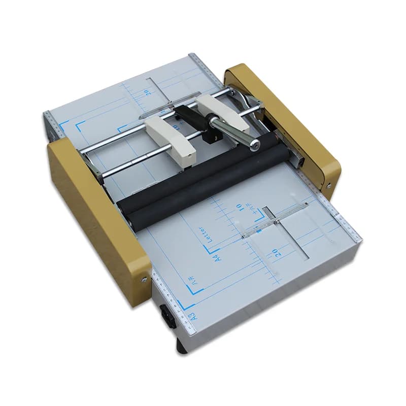 WD-ZY-1B Macchina piegatrice e rilegatrice manuale di alta qualità per libretti e documenti