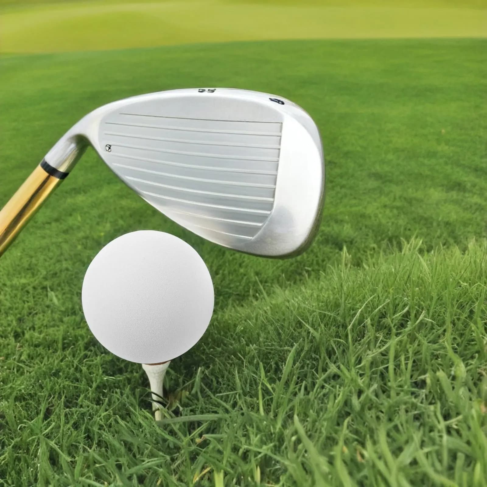 10 Palline da Golf Morbide in Schiuma EVA Nere da 60mm per Allenamento Indoor e Outdoor, Palline da Golf per Principianti con Sensazione Realistica