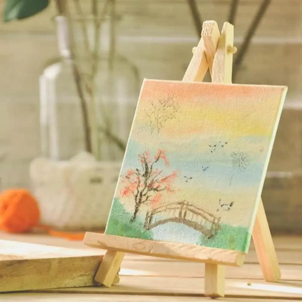 10pcs Blank Wooden Stretched For Primed Oil Acrylic Paint Artist Canvas Frame Oil Paint Board Painting Supplies