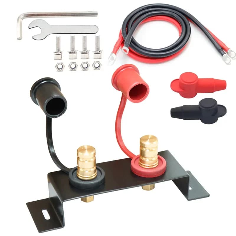 Batteria Jump Post Starter Terminale Relocazione Terminali batteria remoti Strumento di ricarica Kit di riposizionamento batteria per camion camper